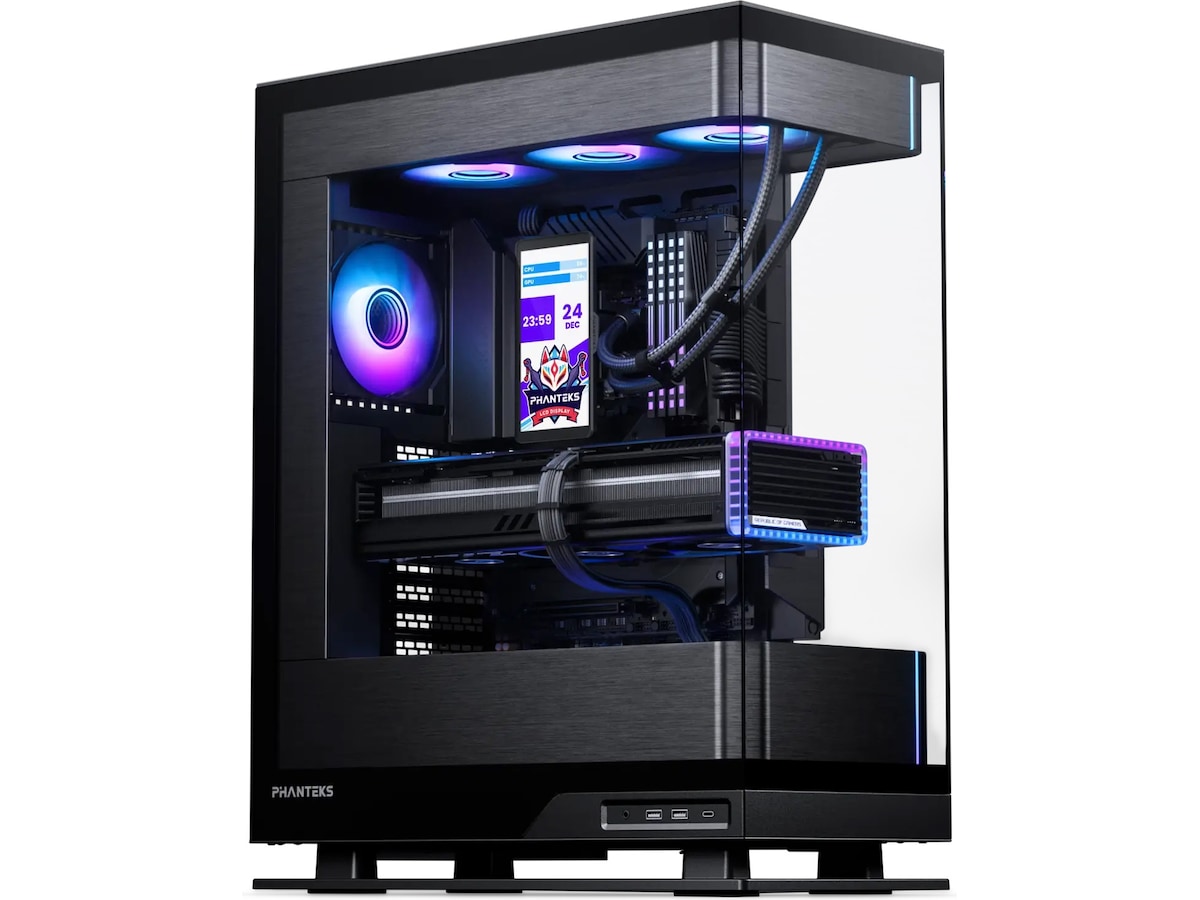 Phanteks Glacier One 36025 LCD Kjøler (sort) CPU - Vannkjøling