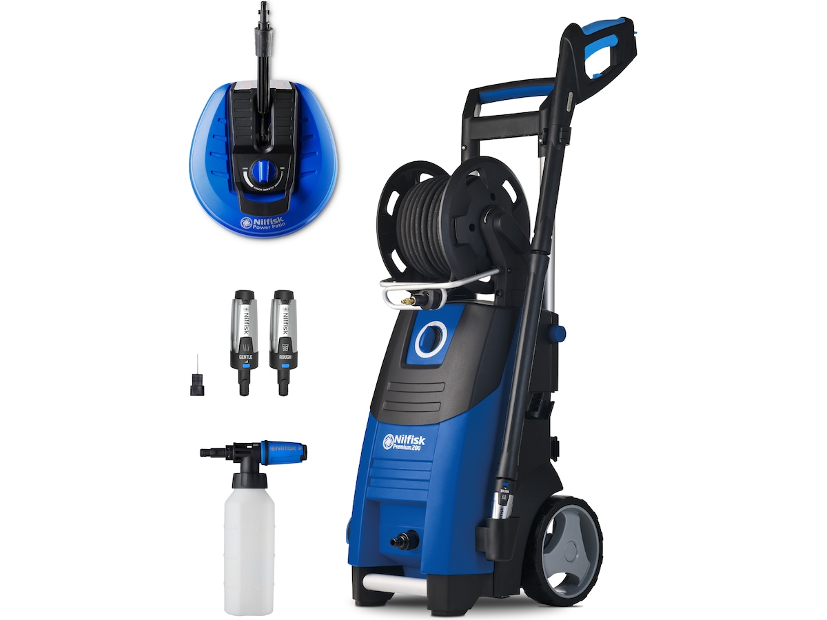 Nilfisk Premium 200-15 høytrykksvask med Power Patio Høytrykkspylere