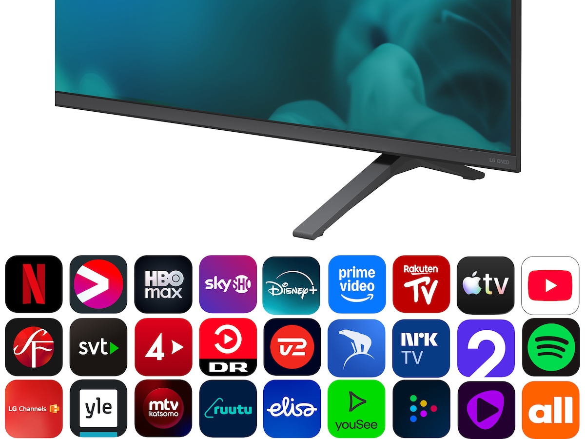 LG 85'' QNED 82B6A MiniLED 4K TV (2026) Over 80 tommer TV