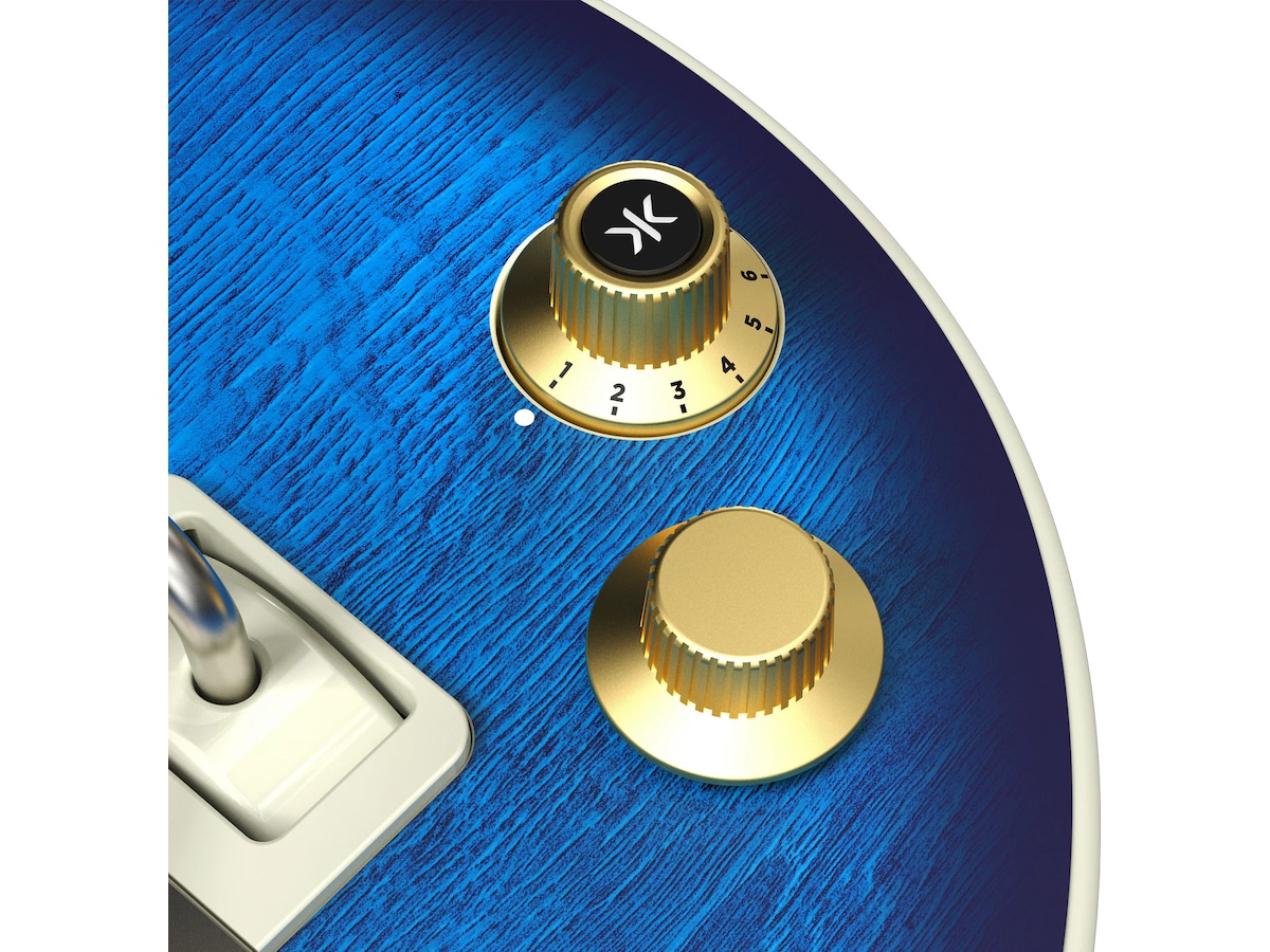 CRKD x Gibson Blueberry Burst Pro Edition Les Paul Gitarkontroller Spill