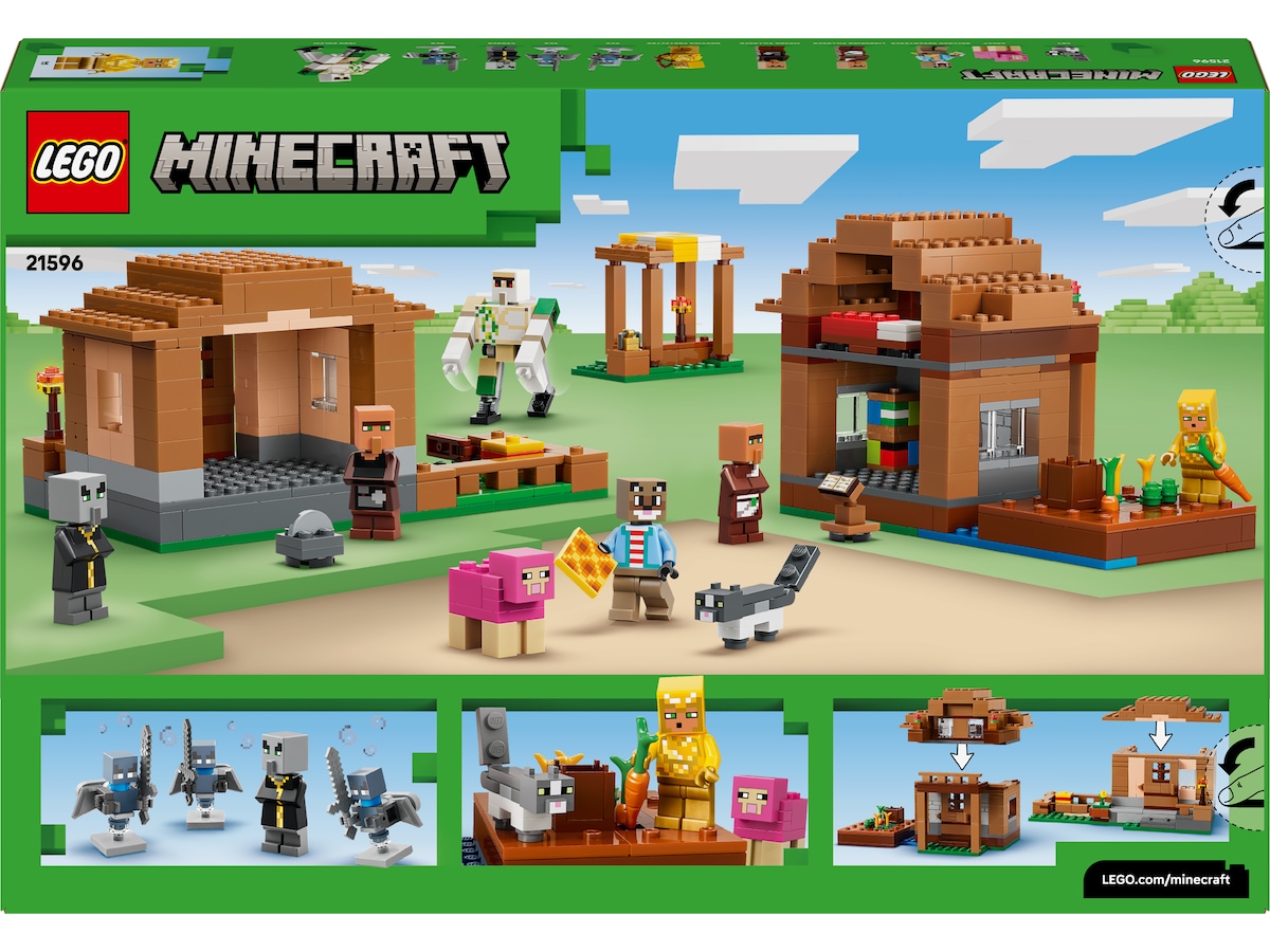 LEGO Minecraft Angrepet på åndemanerlandsbyen 21596 LEGO