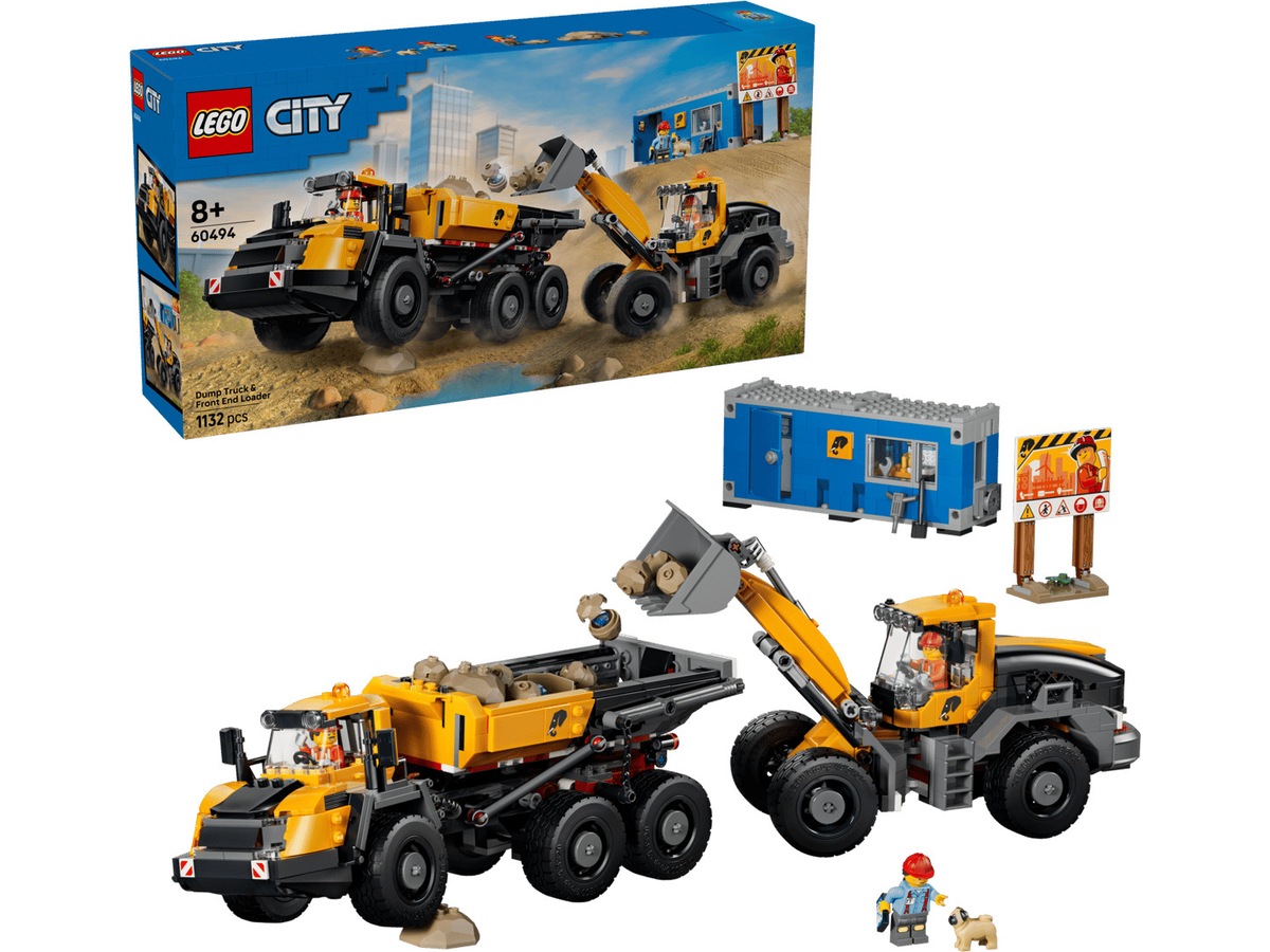 LEGO City Dumper og frontlaster 60494 LEGO