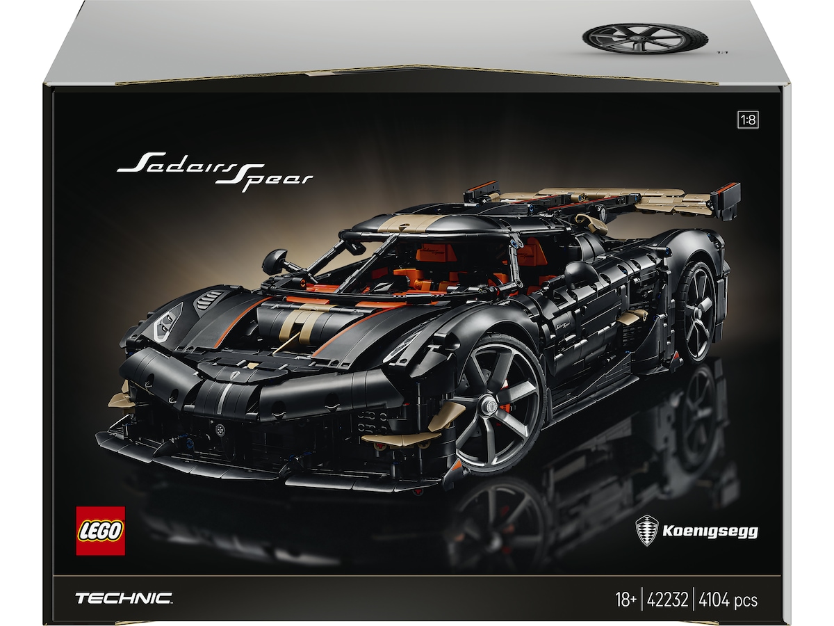 LEGO Technic Koenigsegg Sadair's Spear megabil 42232 