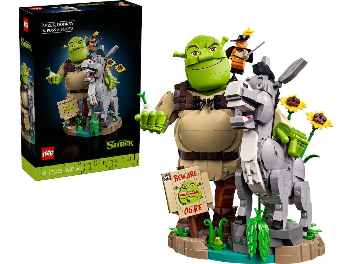 LEGO Shrek, Esel og Pus med Støvler 72423 