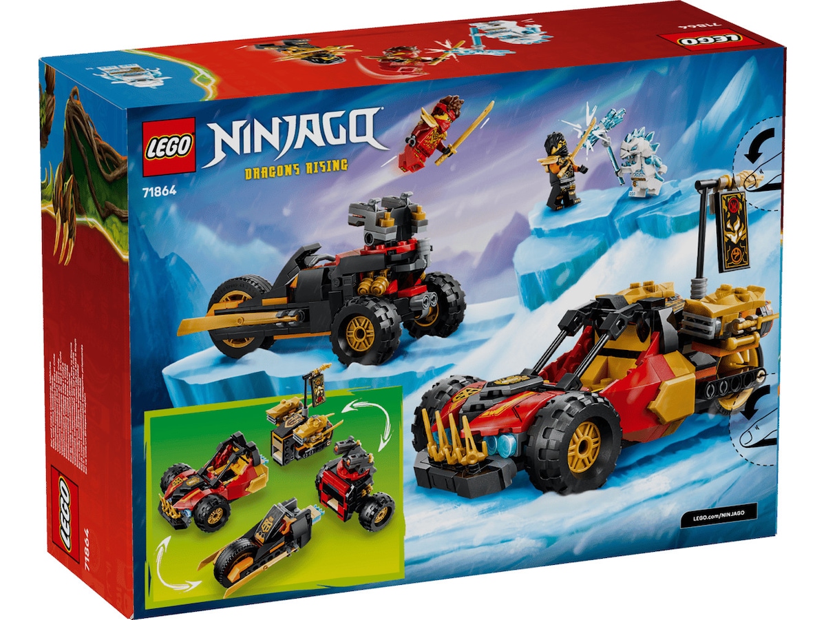 LEGO Ninjago Kais og Coles kombinasjonskjøretøy 71864 LEGO