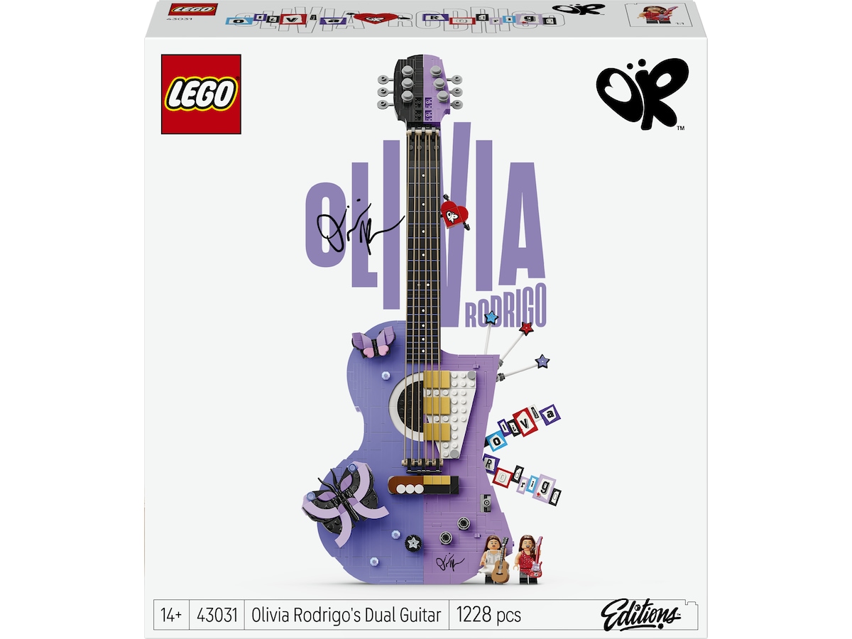 LEGO Editions Music Olivia Rodrigos tofargede gitar 43031 LEGO