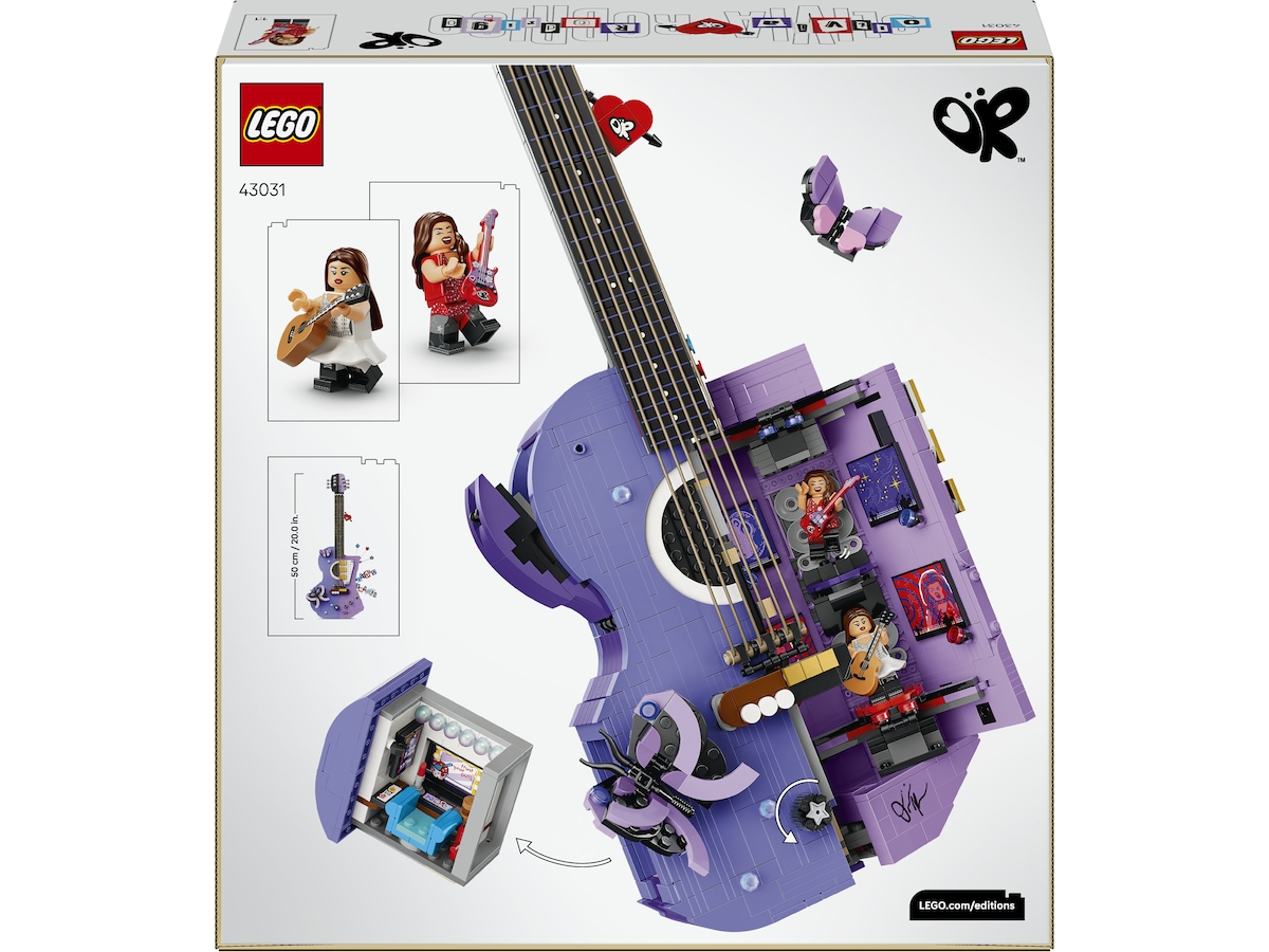 LEGO Editions Music Olivia Rodrigos tofargede gitar 43031 LEGO