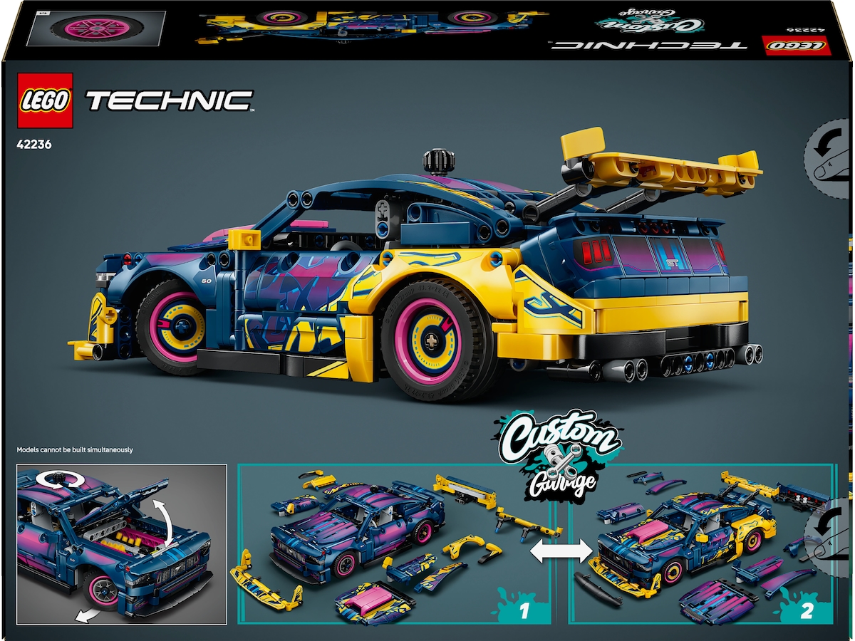 LEGO Technic Verkstedstilpasset Ford Mustang GT-bil 42236 