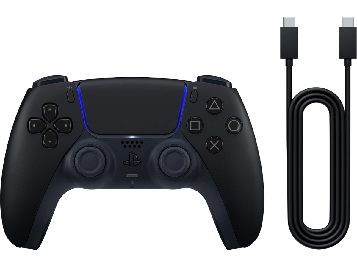 PlayStation DualSense trådløs kontroller (Midnight Black) Tilbehør til PS5