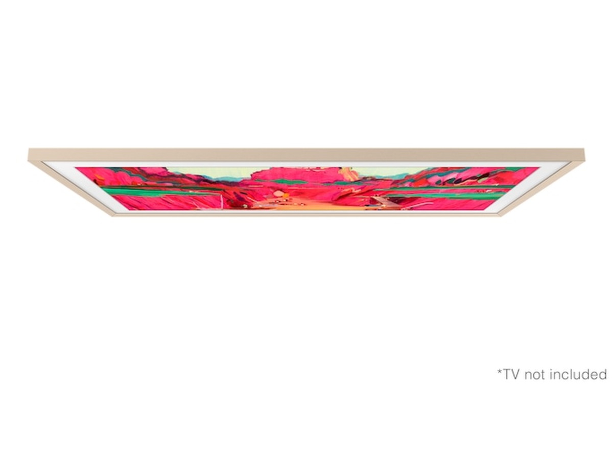 Samsung 75" ramme til The Frame og The Frame Pro (2021-2025, Sand Gold) -B-Grade Demo TV/projektor