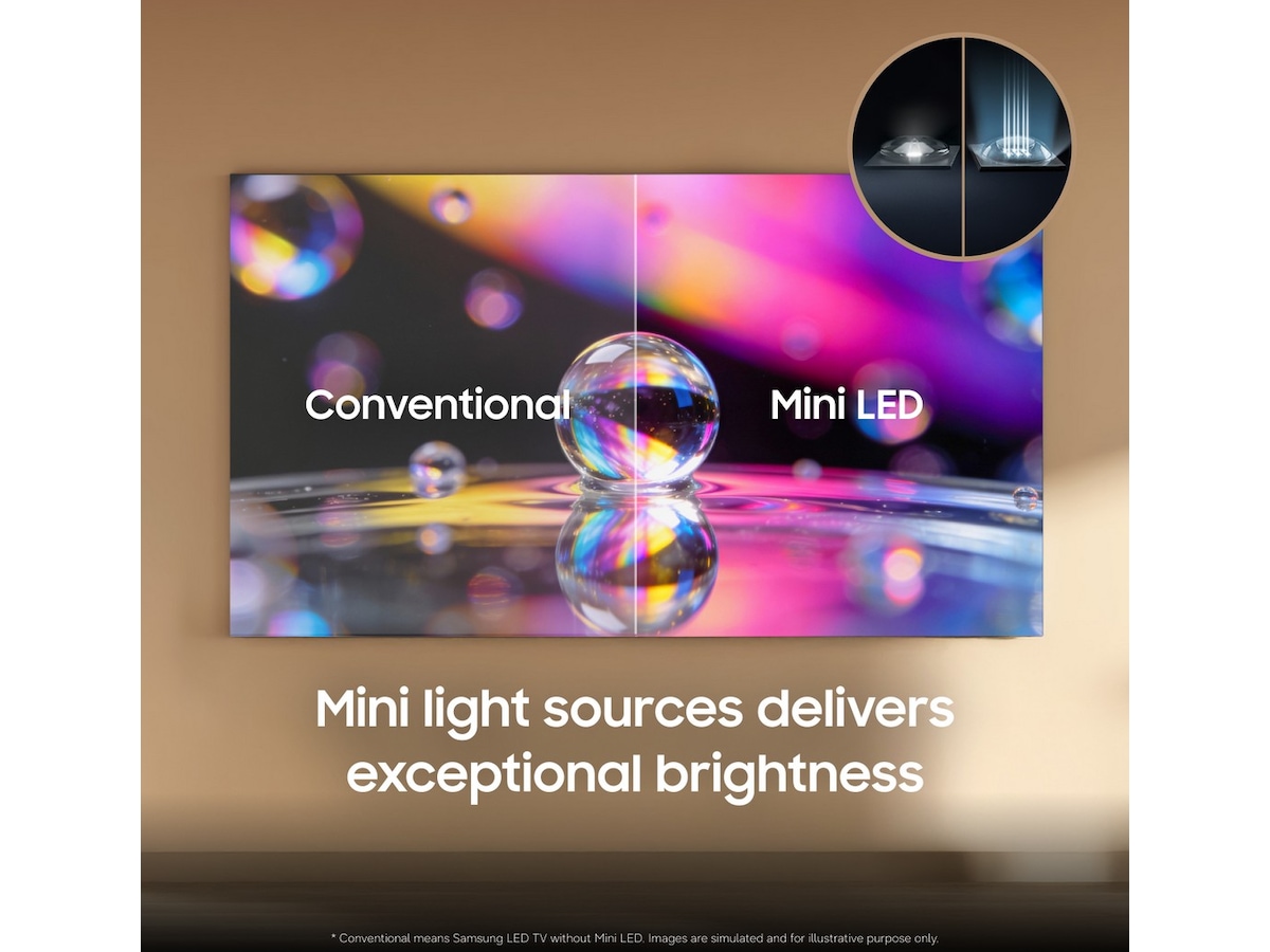Samsung 50" M72H Mini LED 4K Smart-TV (2026) 50 - 59 tommer TV