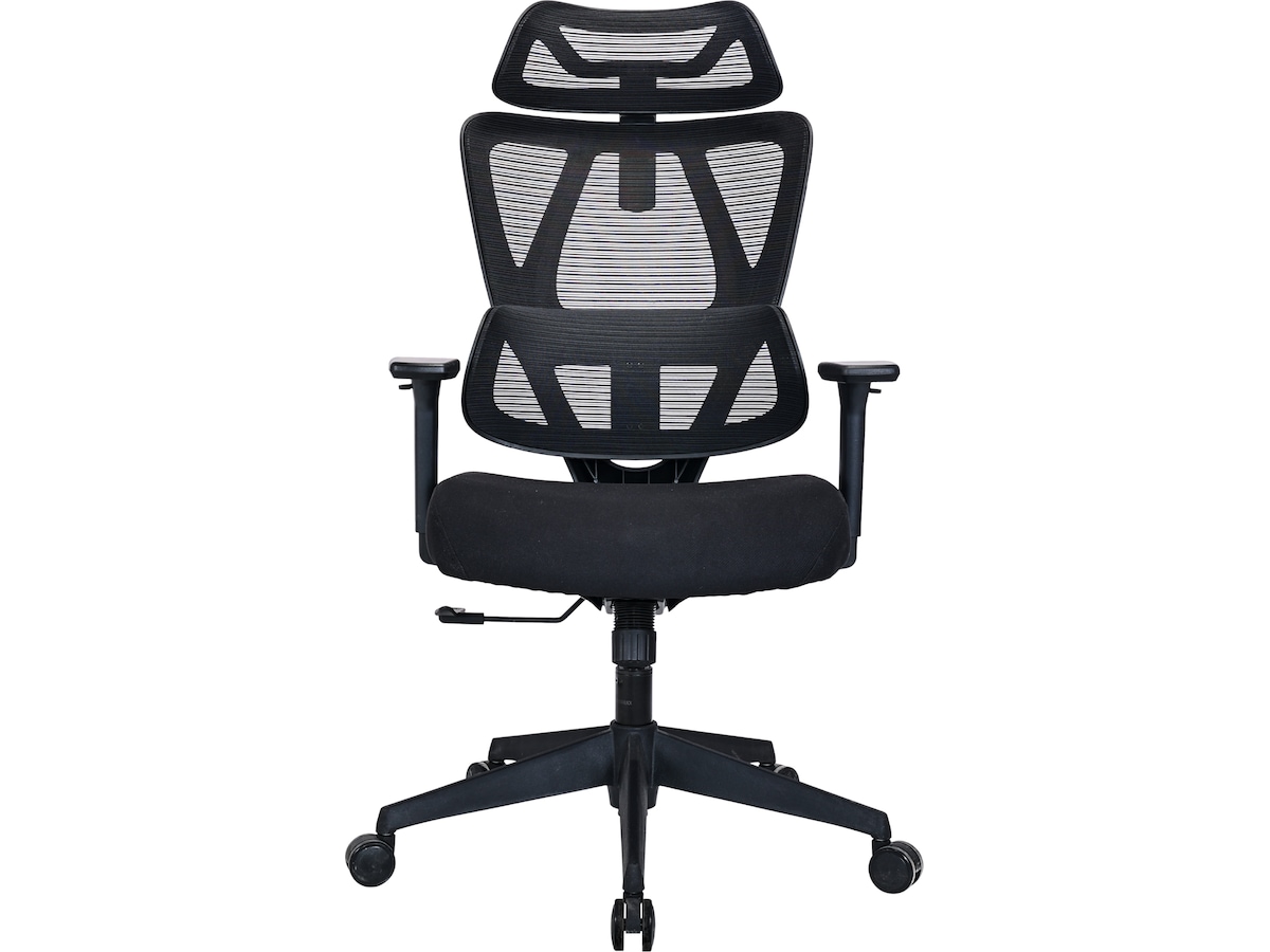 Novo ergonomisk kontorstol med mesh og stoff (sort) Gamingstoler