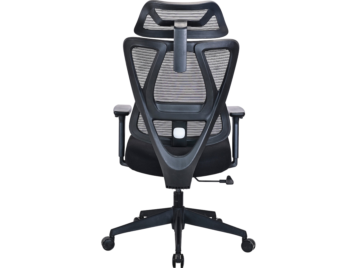 Novo ergonomisk kontorstol med mesh og stoff (sort) Gamingstoler