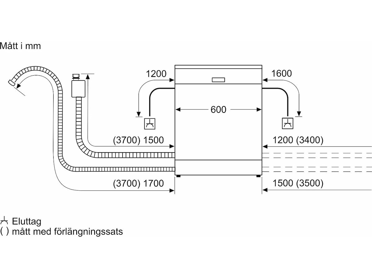iQ500, Helintegrert oppvaskmaskin, 60 cm, XXL Integrert oppvaskmaskin