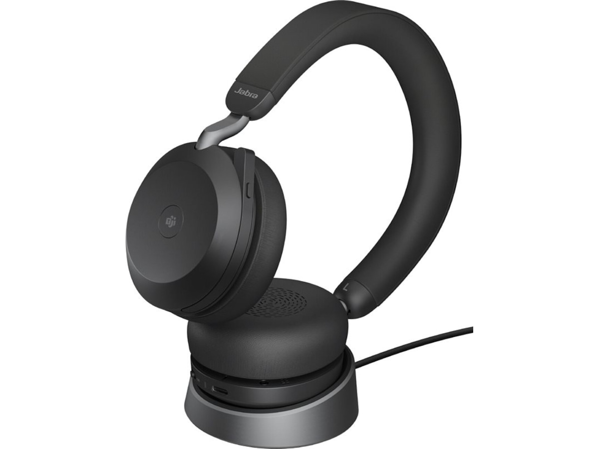 Jabra Evolve2 75, Link380c MS Stereo Stand sort Headset
