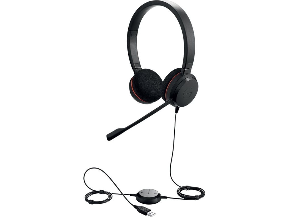 Jabra Evolve 20, Stereo MS, USB C/A-adapter Headset