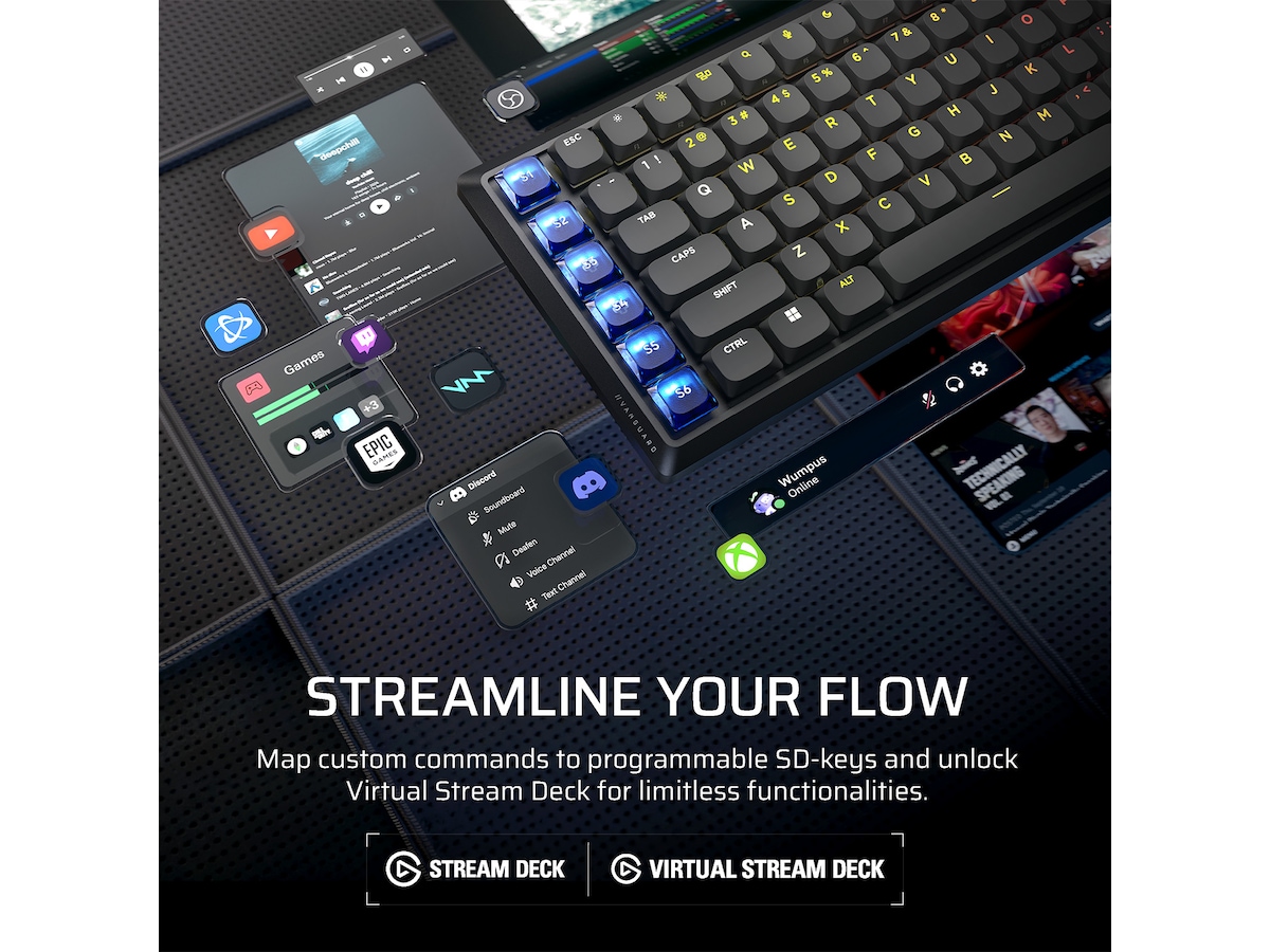 CORSAIR VANGUARD AIR 99 WIRELESS Tastatur Gamingtastatur