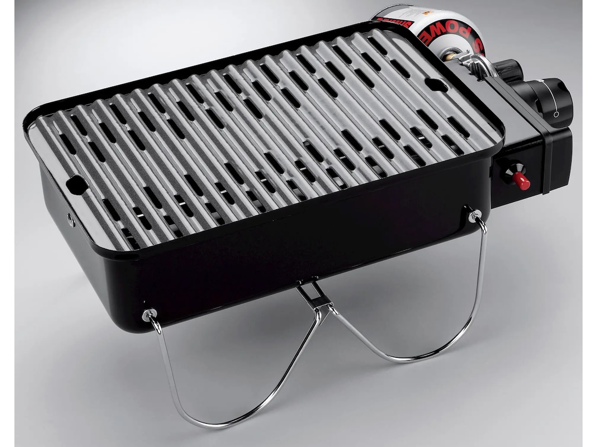 Weber Go Anywhere bærbar gassgrill rustfritt stål Grill