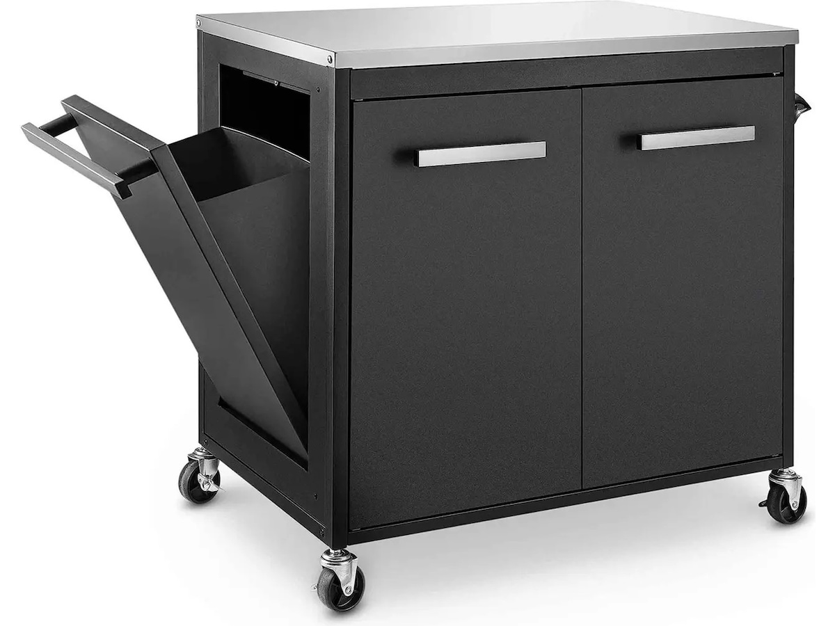 Austin and Barbeque Trolley Table With Doors Vogner til utendørsgriller