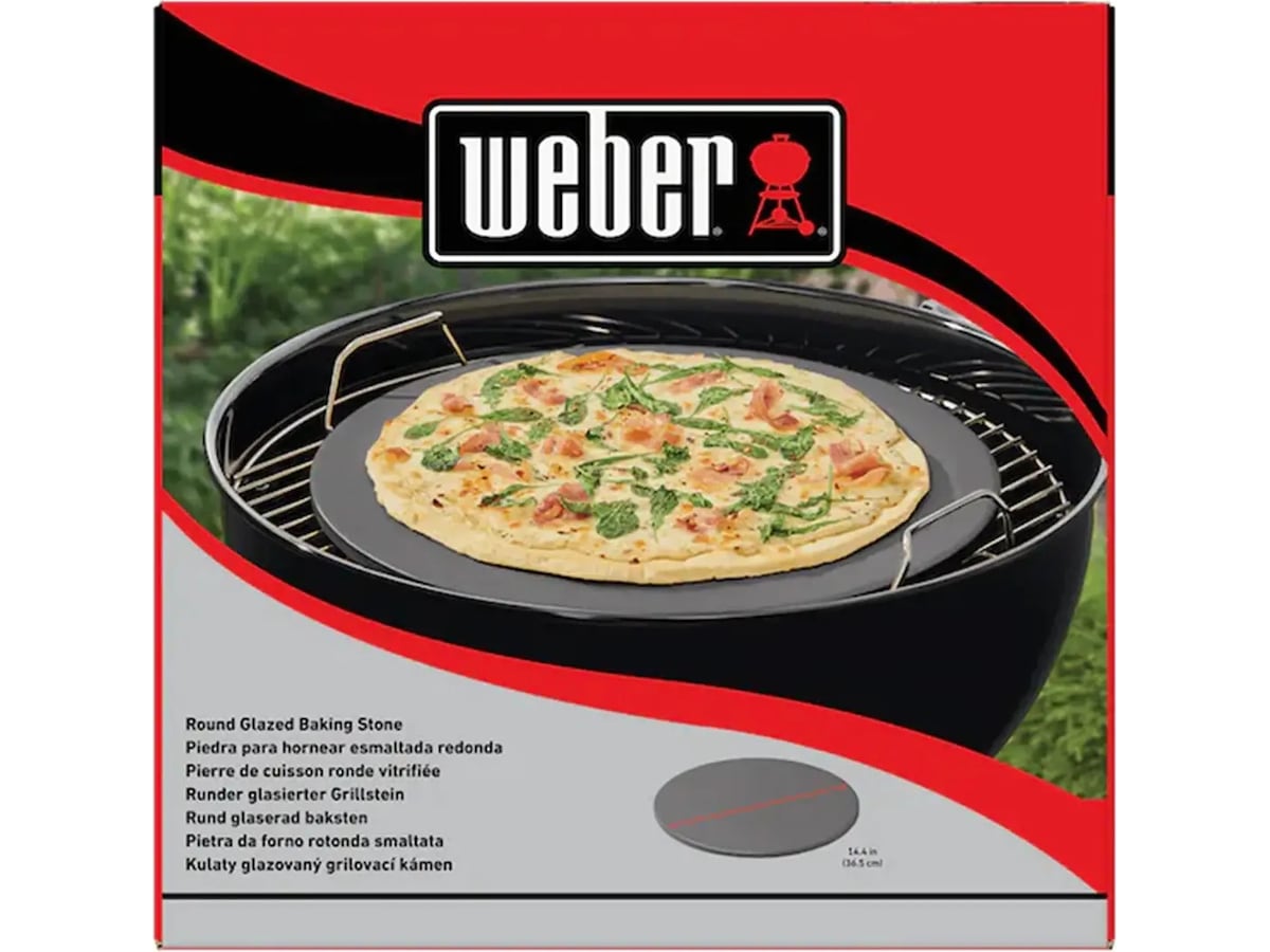 Weber Pizzastein Glasert Rund 36cm Grillverktøy & tilbehørssett