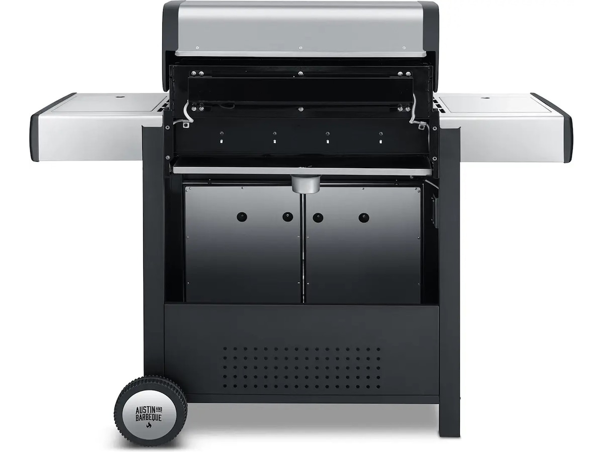 Austin and Barbeque Gassgrill med flere brennere og funksjoner Grill