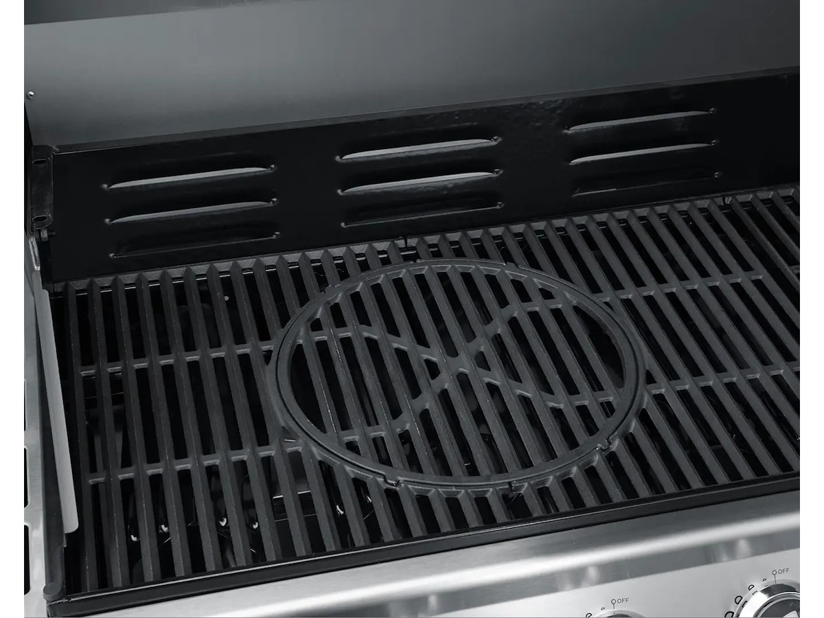 Austin and Barbeque Klassisk gassgrill med seks brennere og sidebord Grill