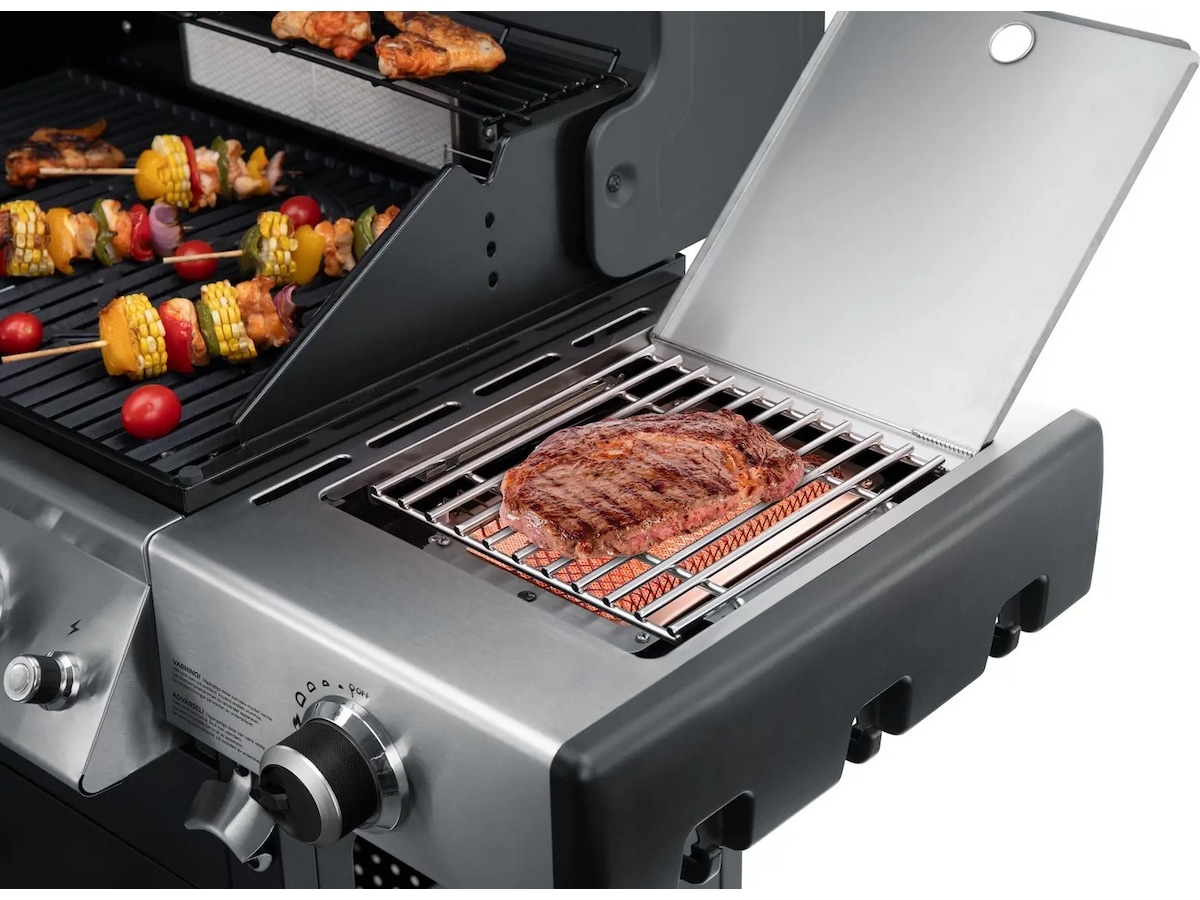 Austin and Barbeque Gassgrill med 6 + 2 brennere og funksjoner Grill