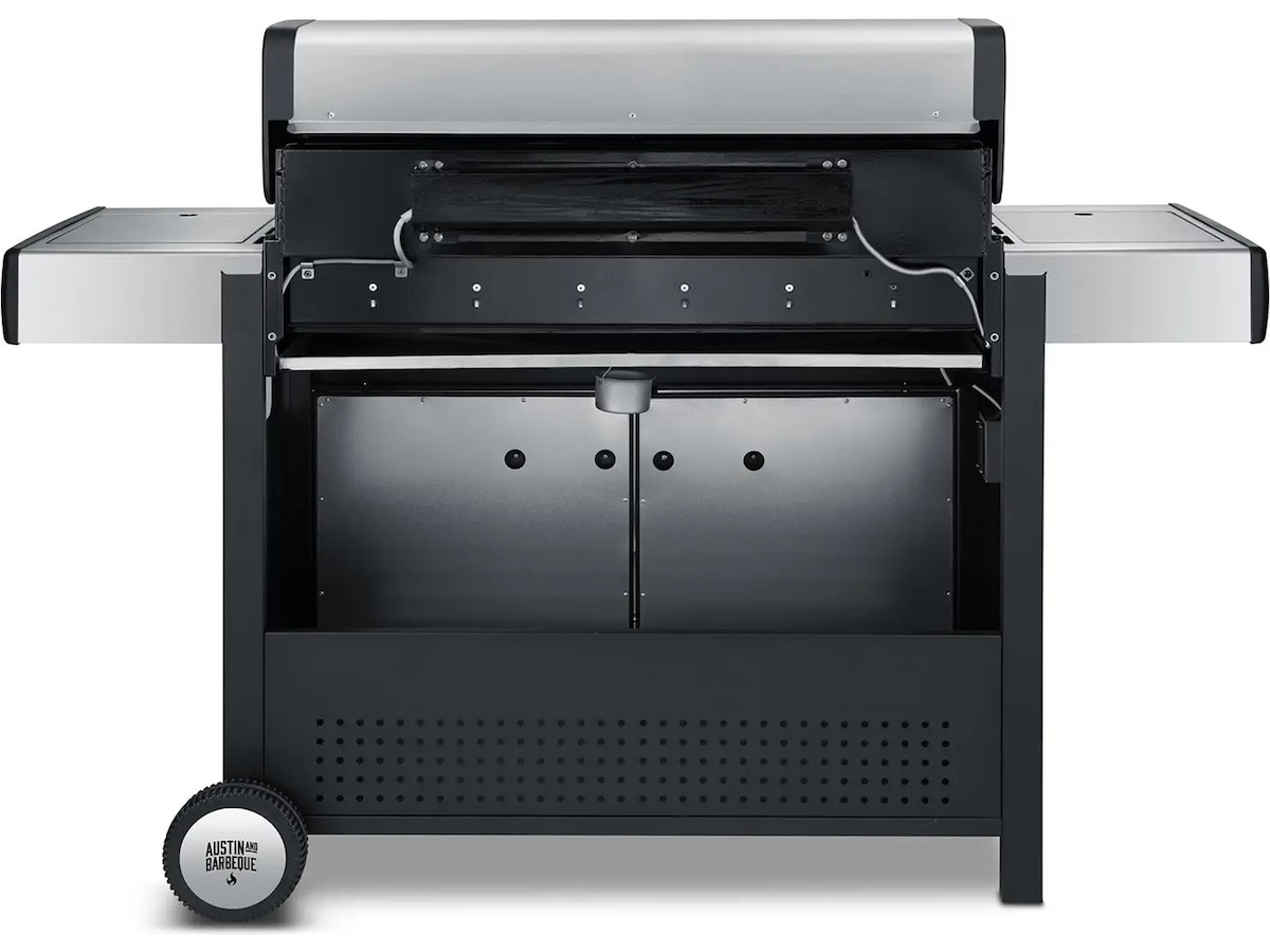 Austin and Barbeque Gassgrill med 6 + 2 brennere og funksjoner Grill