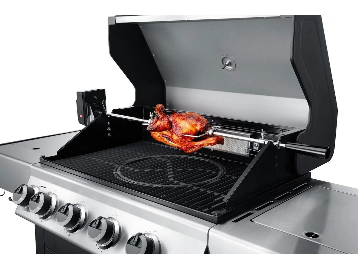 Austin and Barbeque Gassgrill med 6 + 2 brennere og funksjoner Grill