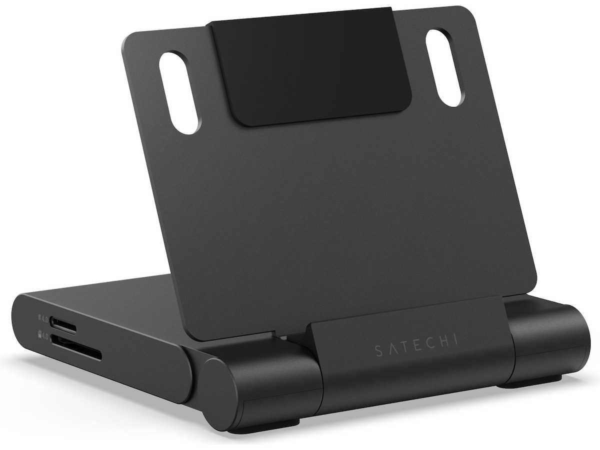 Satechi OnTheGo™ Foldable Stand Hub (space sort) Dockingstasjon & USB-HUB