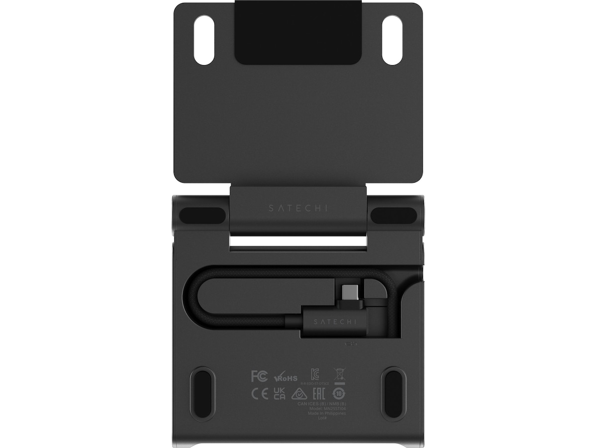 Satechi OnTheGo™ Foldable Stand Hub (space sort) Dockingstasjon & USB-HUB
