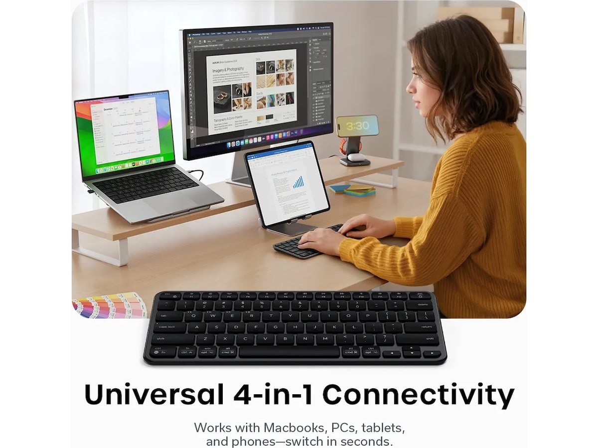 Satechi EX1 Slim trådløst tastatur nordisk layout Tastatur