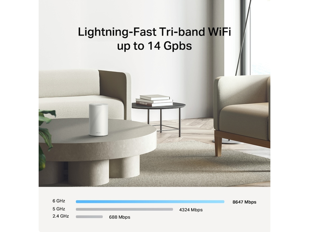 TP-Link Deco BE68 mesh router 3-pack Routere
