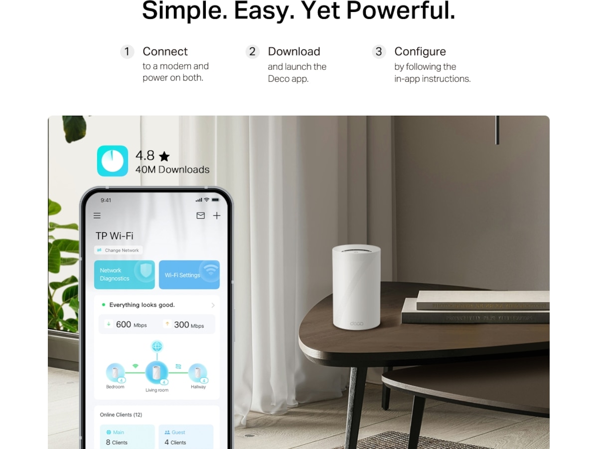 TP-Link Deco BE68 mesh router 3-pack Routere