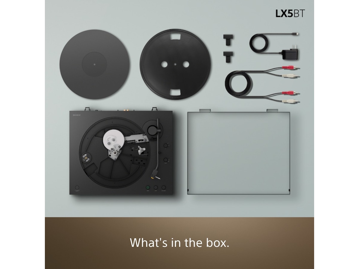 Sony PS-LX5BT trådløs Bluetooth platespiller med automatisk avspilling Platespiller