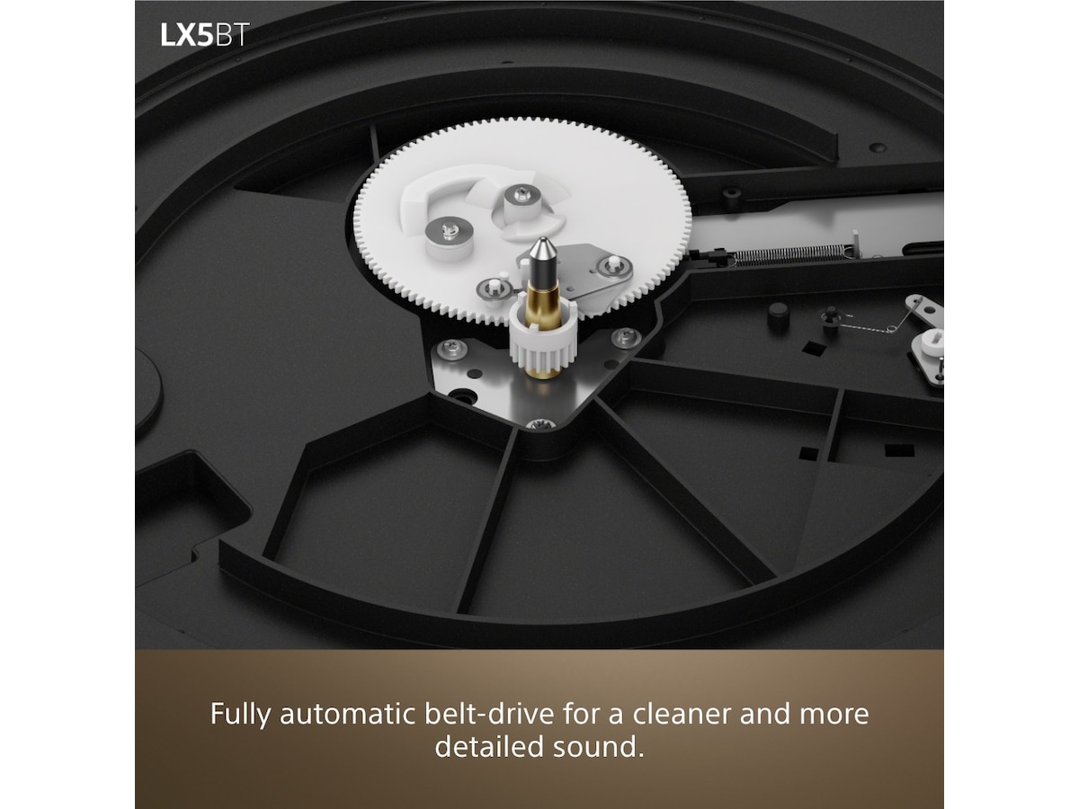 Sony PS-LX5BT trådløs Bluetooth platespiller med automatisk avspilling Platespiller