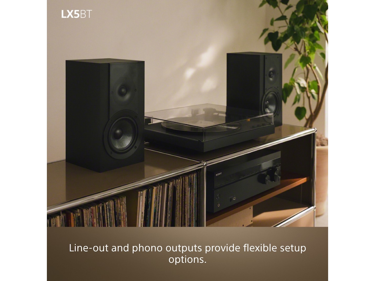 Sony PS-LX5BT trådløs Bluetooth platespiller med automatisk avspilling Platespiller