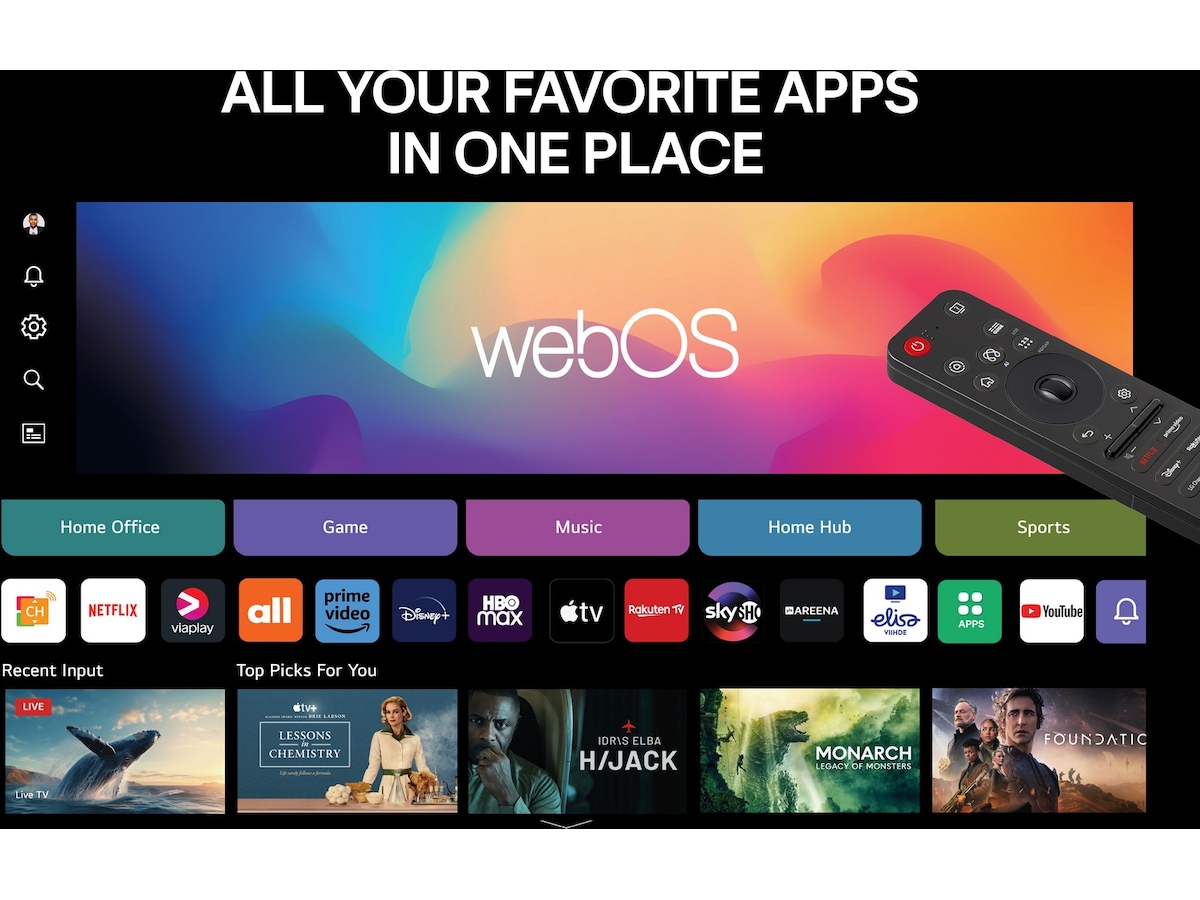 LG 86'' QNED7E AI 4K Smart TV 86QNED7EA6B (2025) Over 80 tommer TV