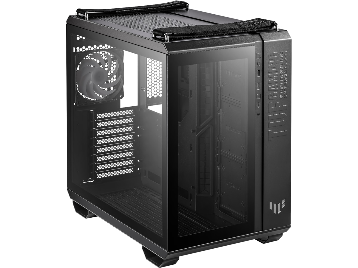 Asus TUF Gaming GT502 Plus TG ARGB Mid Tower (sort) -B-Grade Demo annet i datautstyr