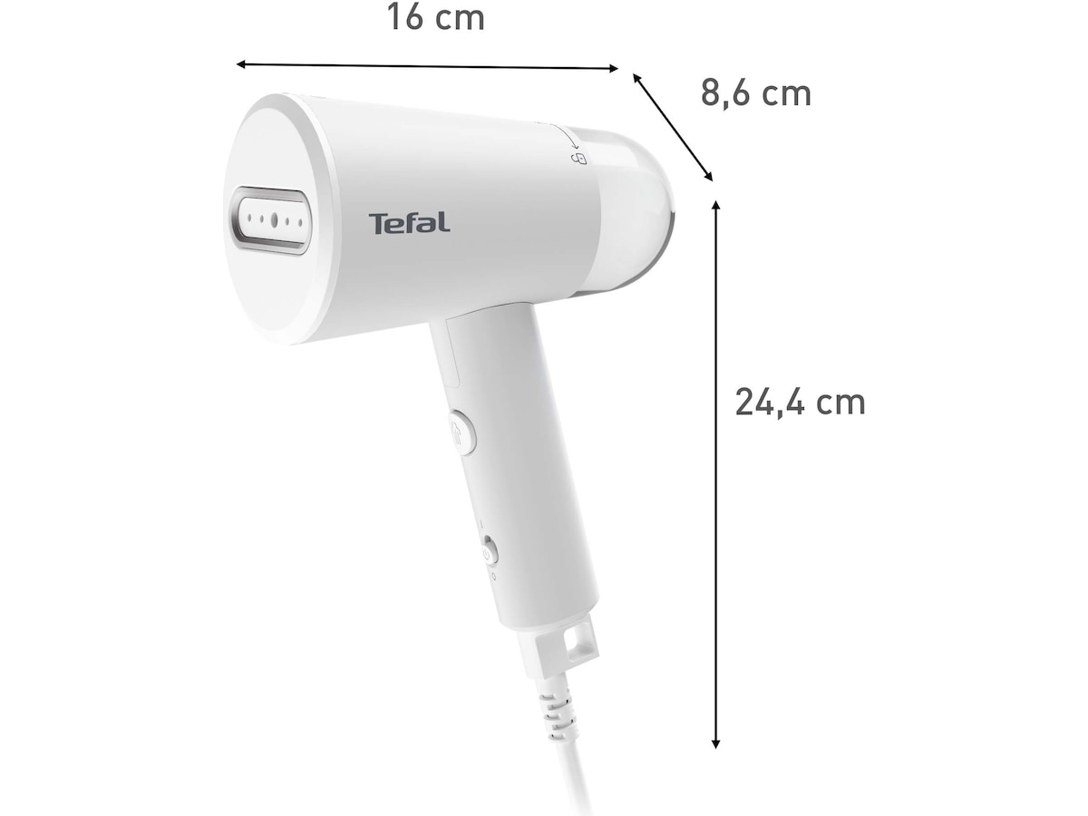 Tefal Origin Travel Garment Steamer Grå DT1020E1 1200 W Steamer