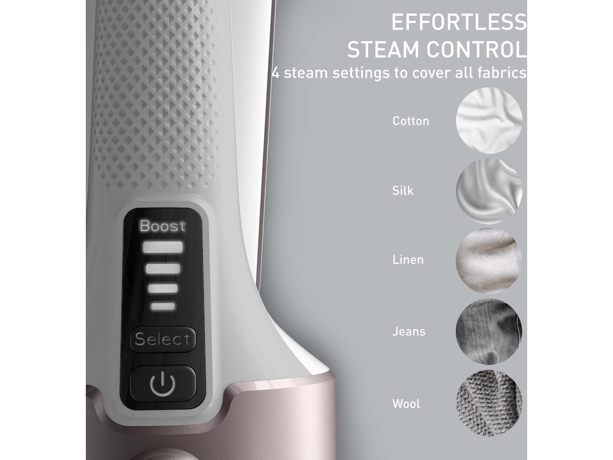 Tefal Pure Force 2in1 Hvit & Rosa DT8720E0 1800 W Steamer