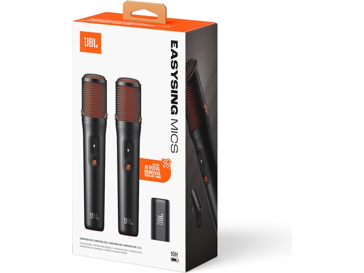 JBL Easysing Mics Karaoke-mikrofon x2 Kameramikrofon