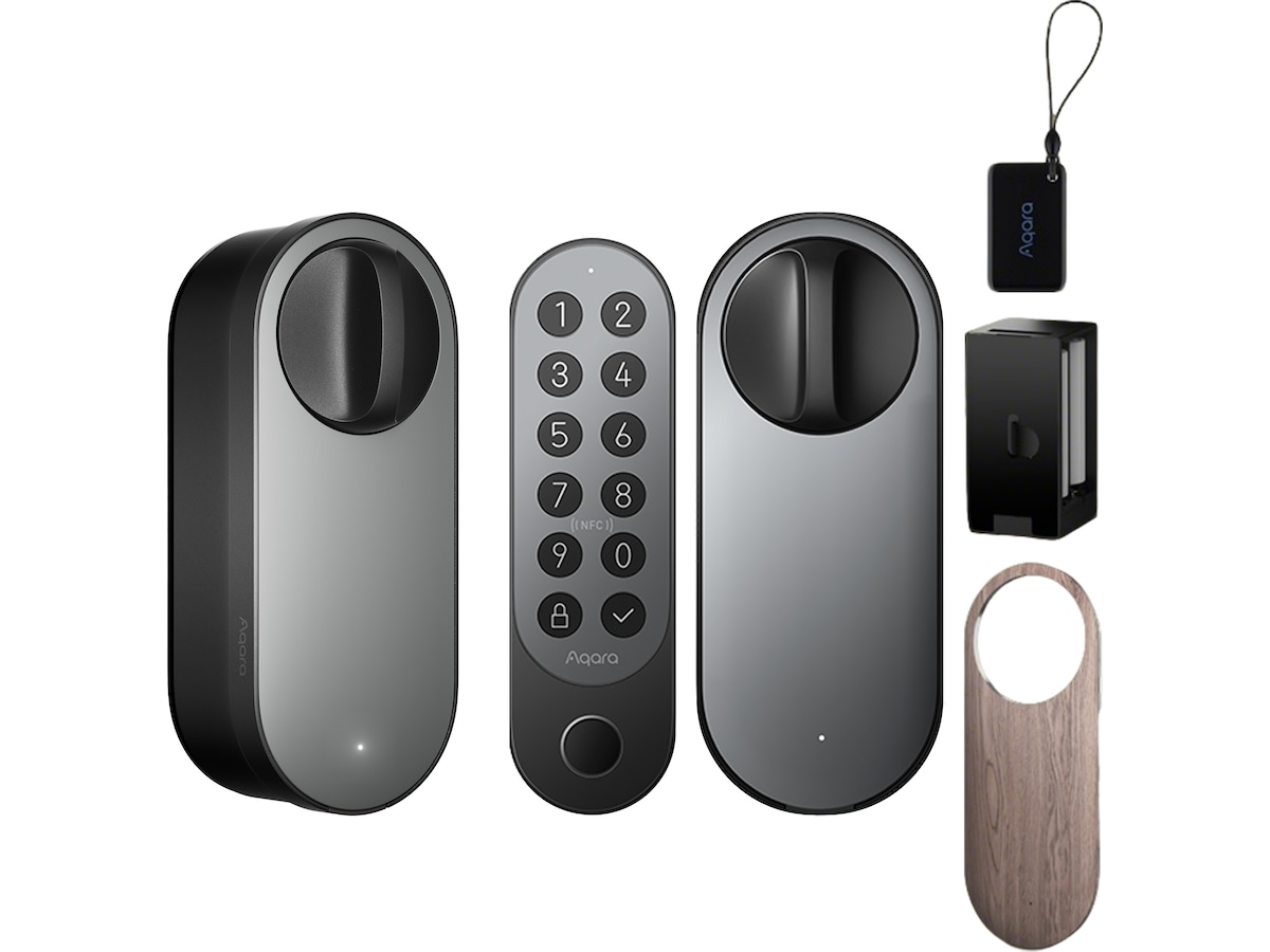 Aqara Smart Lock U200 Sett (sort) Elektronisk dørlås
