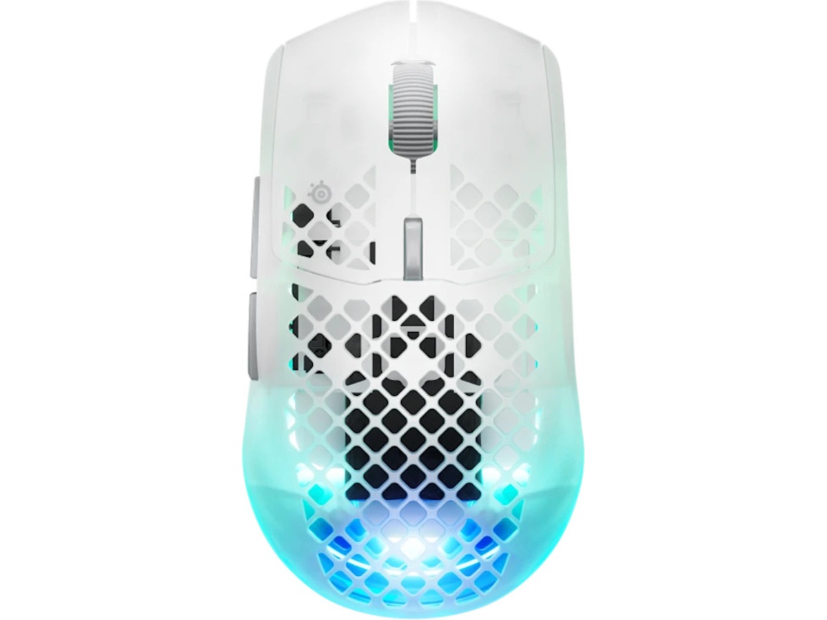 SteelSeries Aerox 3 WL Gen 2 trådløs gamingmus (ghost) Gamingmus