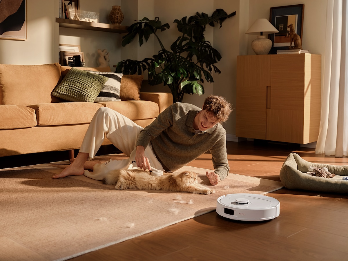 Roborock Qrevo S Pro robotstøvsuger 18500 Pa (hvit) Robotstøvsugere
