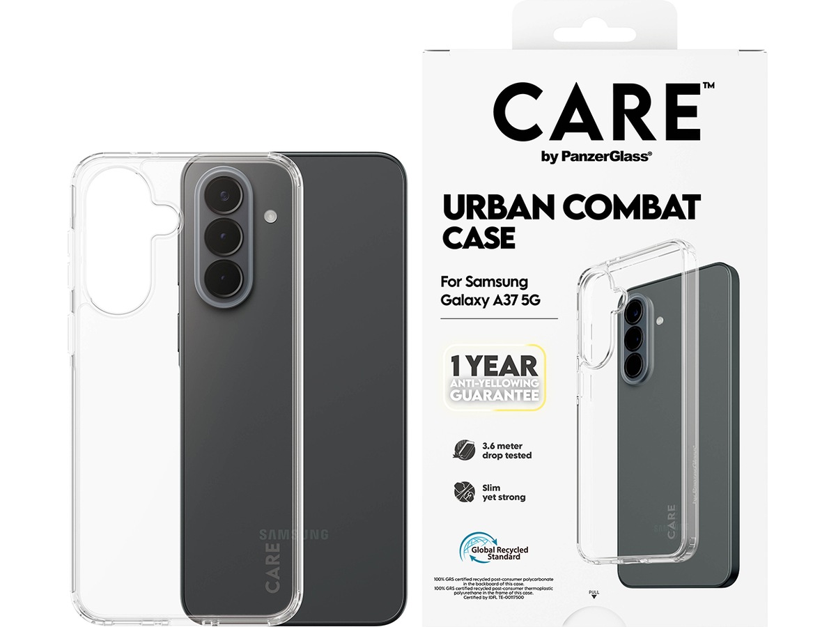 PanzerGlass CARE Galaxy A37 Urban Combat deksel (gjennomsiktig) Deksel til mobiltelefon
