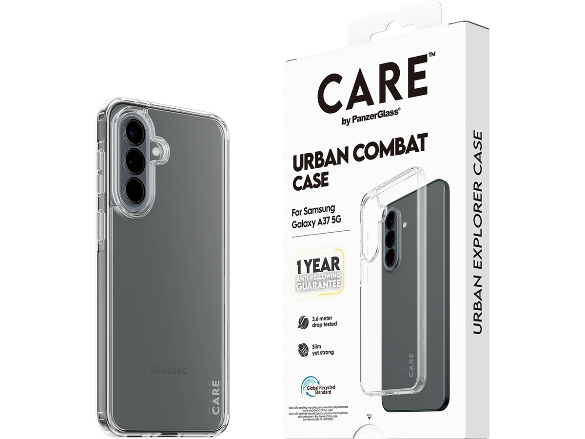 PanzerGlass CARE Galaxy A37 Urban Combat deksel (gjennomsiktig) Deksel til mobiltelefon