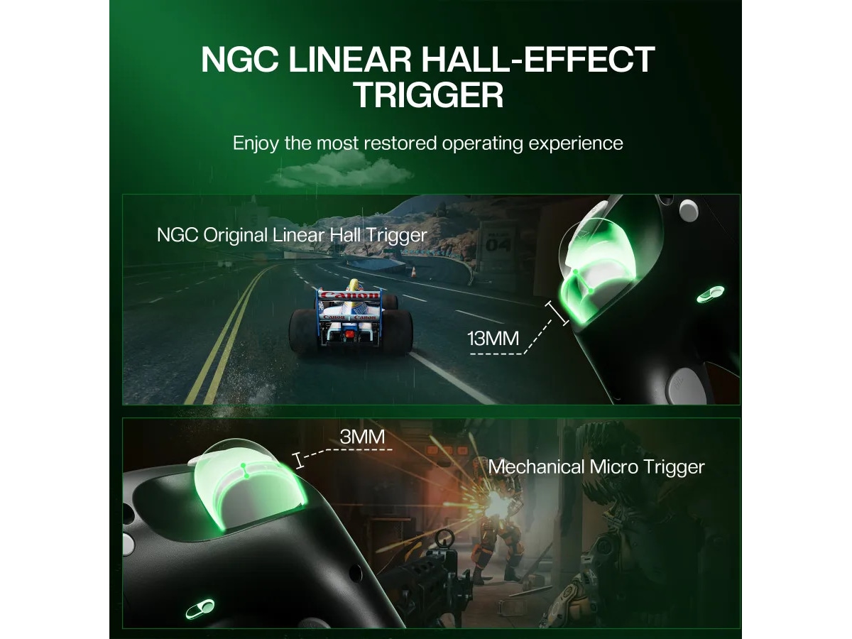 NYXI Wizard 2 Joy-Pad (sort) Tilbehør