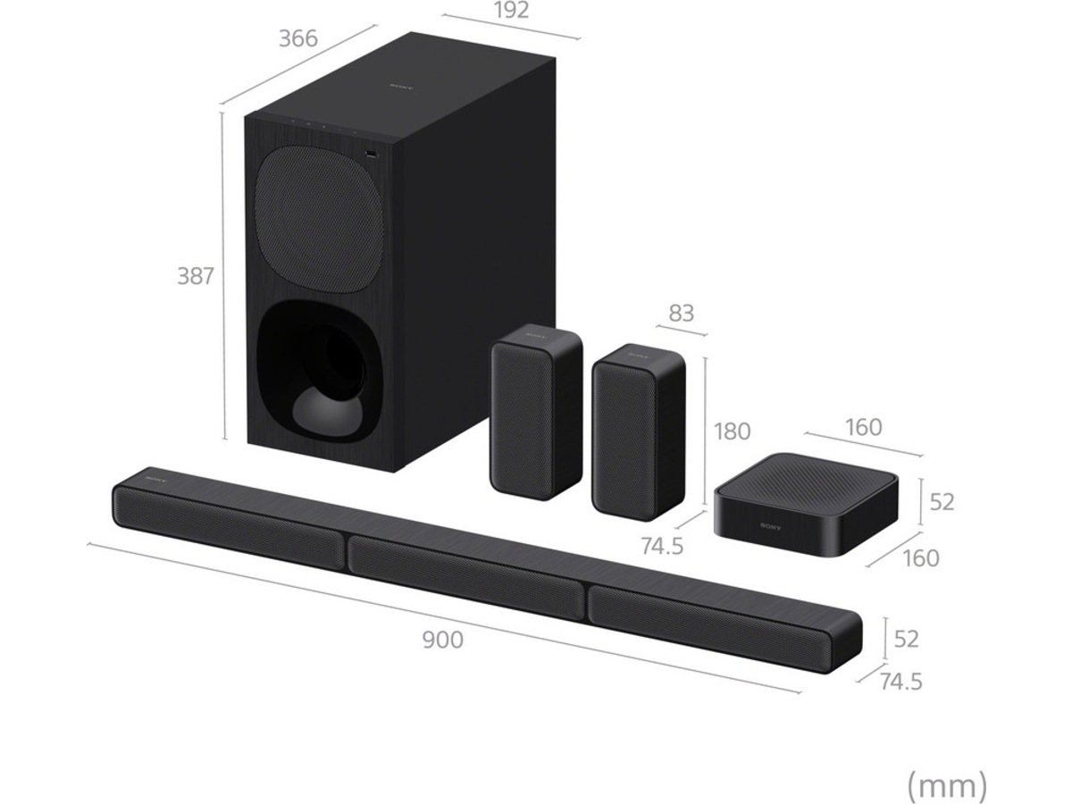 Sony HT-S40R 5.1 Home Cinema Lydplanke -B-Grade Demo DVD/Hi-Fi/stereo