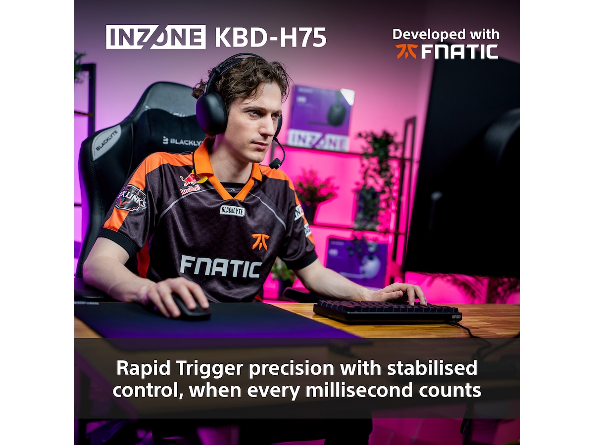 Sony INZONE KBD-H75 Gaming-tastatur 75% TKL (Nordics) Gamingtastatur